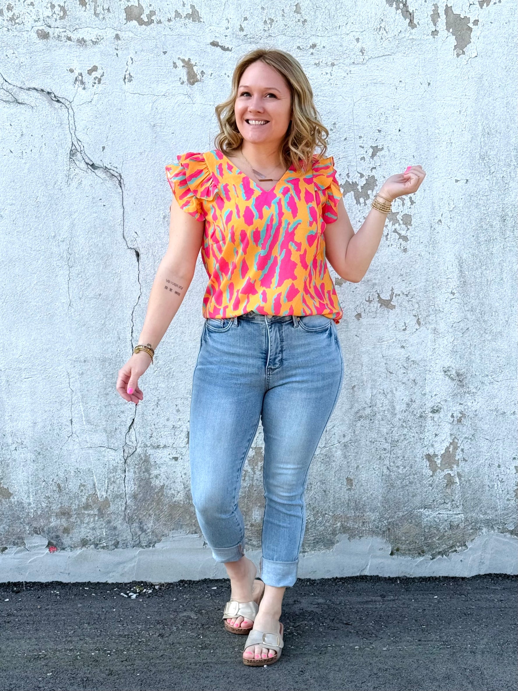 Untamed Ruffles Blouse {S-2X} - KaraMarie