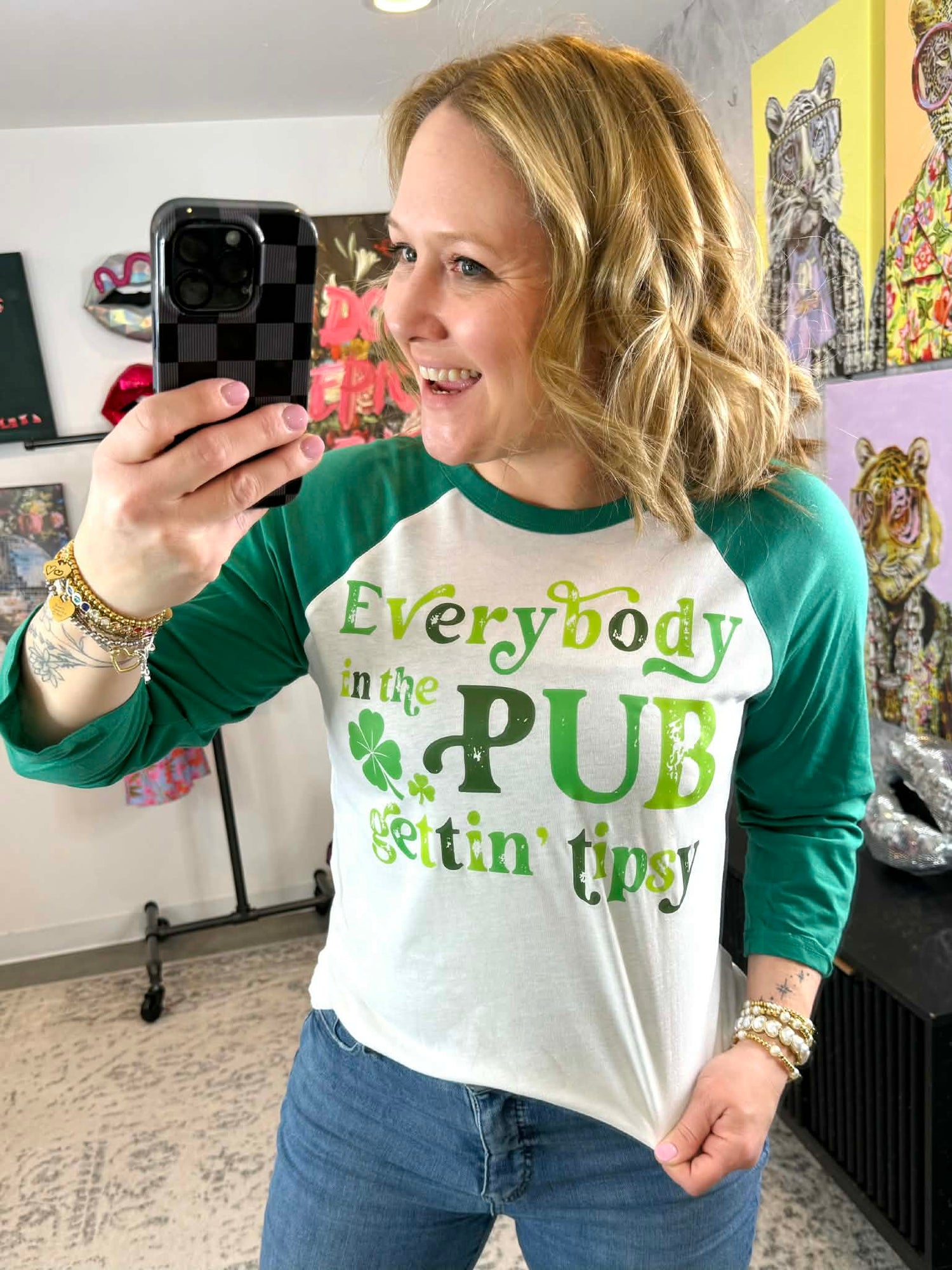 Everybody in the Pub Gettin' Tipsy Graphic Tee {Custom Order!} (Copy) - KaraMarie