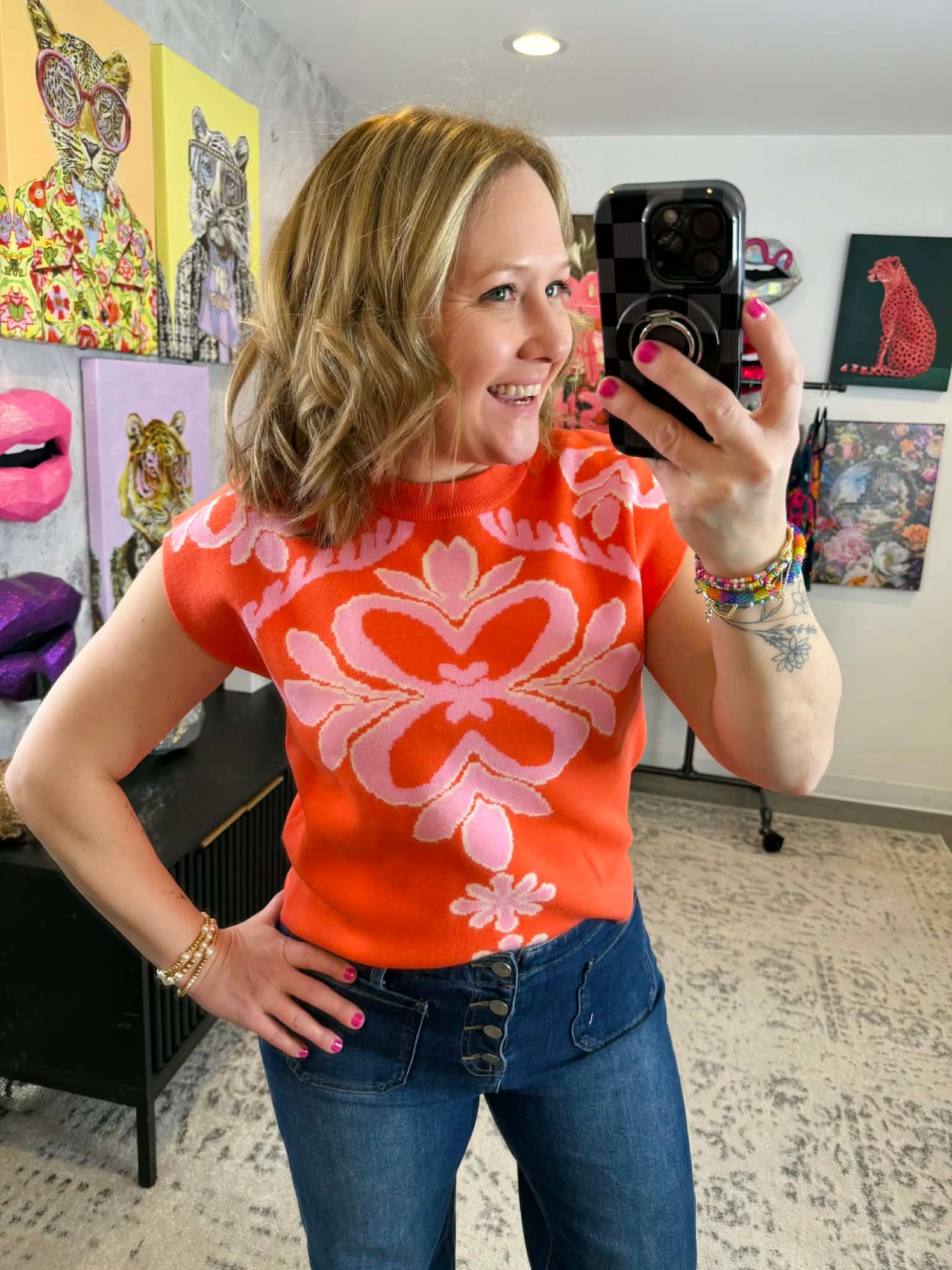 Orange Peel Sleeveless Knit Top {XS-XL} - KaraMarie