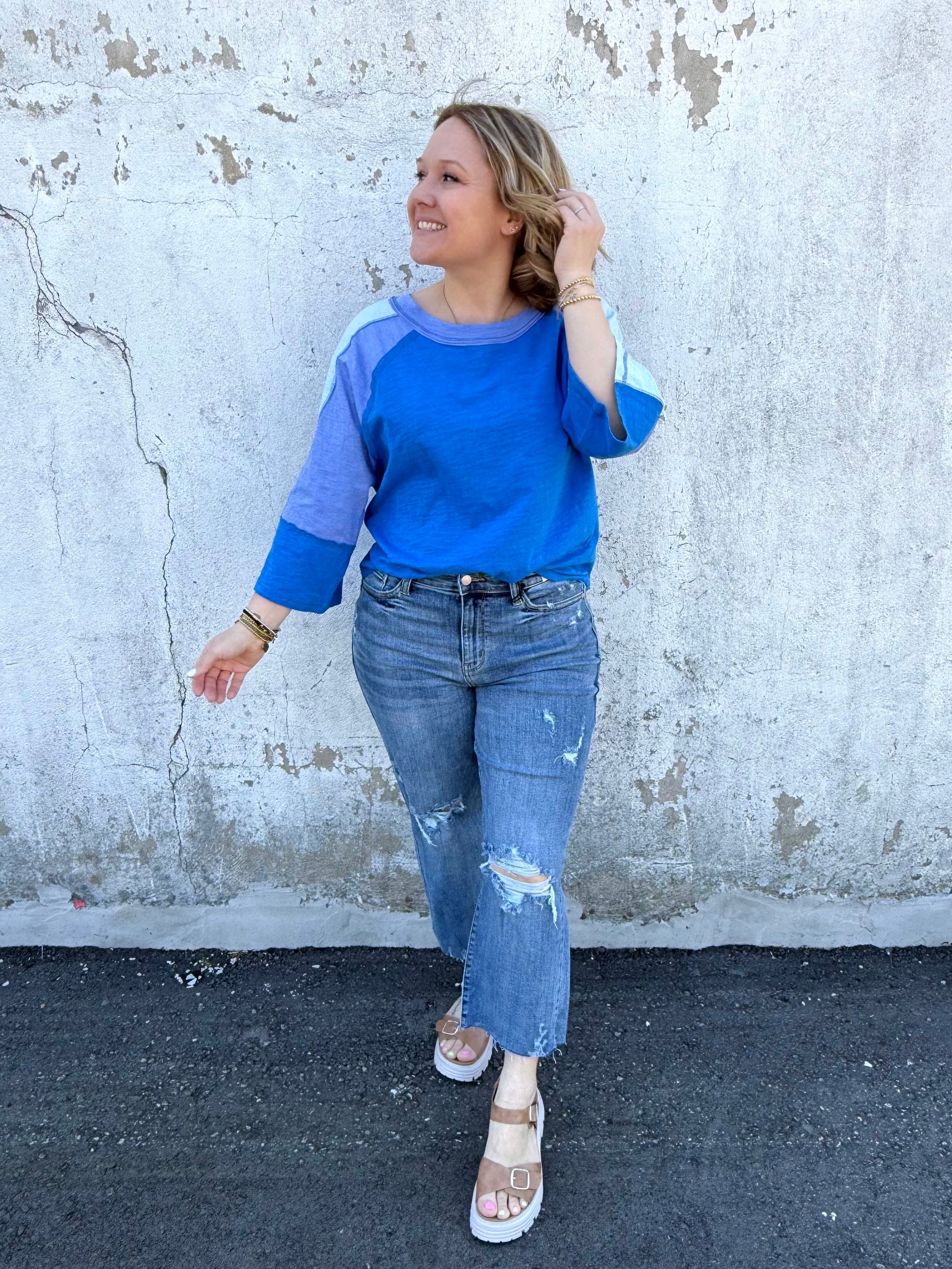 Indigo Illusion Top {S-3X} - KaraMarie