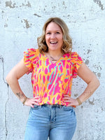 Untamed Ruffles Blouse {S-2X} - KaraMarie