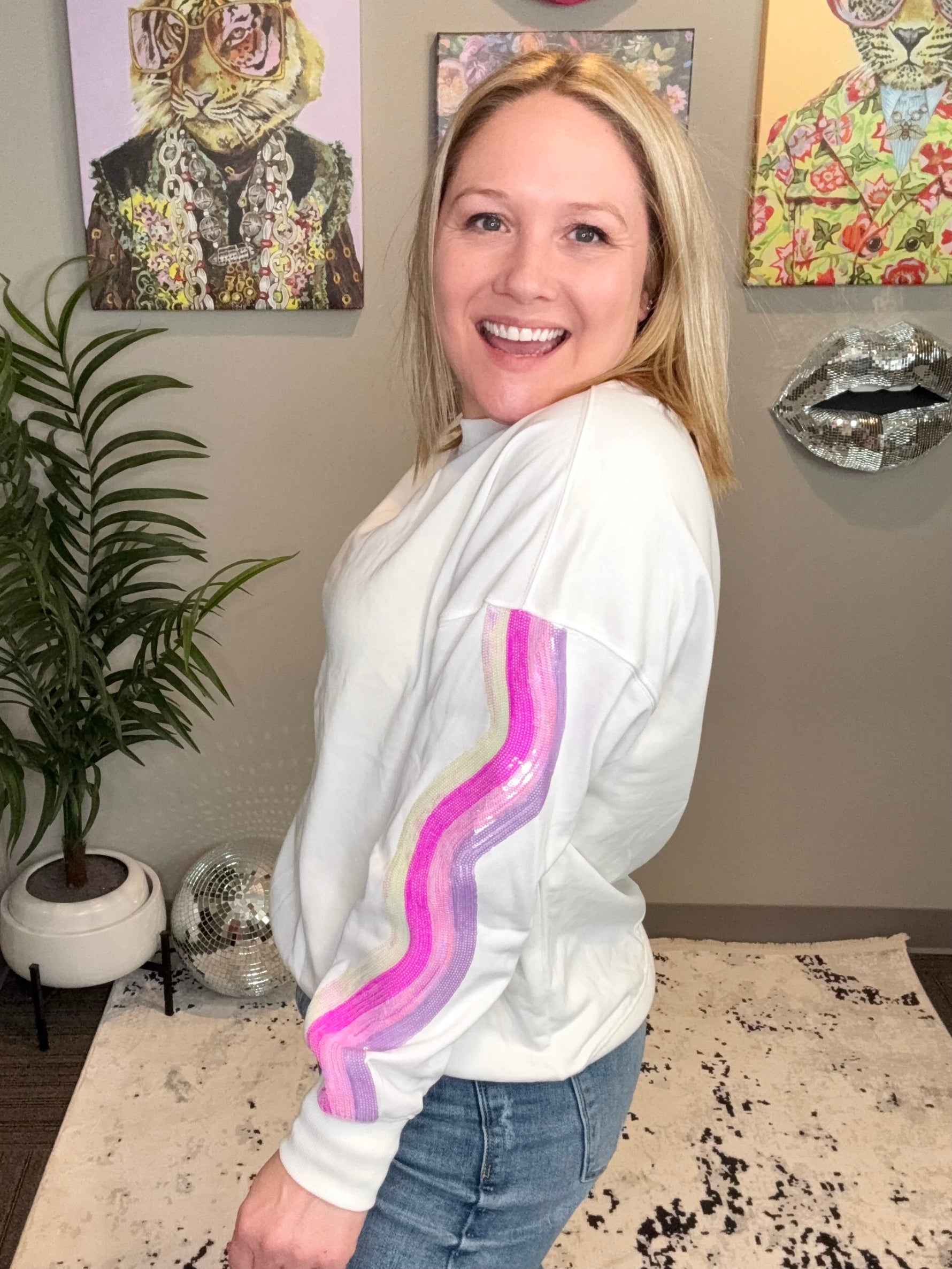 Wavy Spark Top {S-XL} - KaraMarie