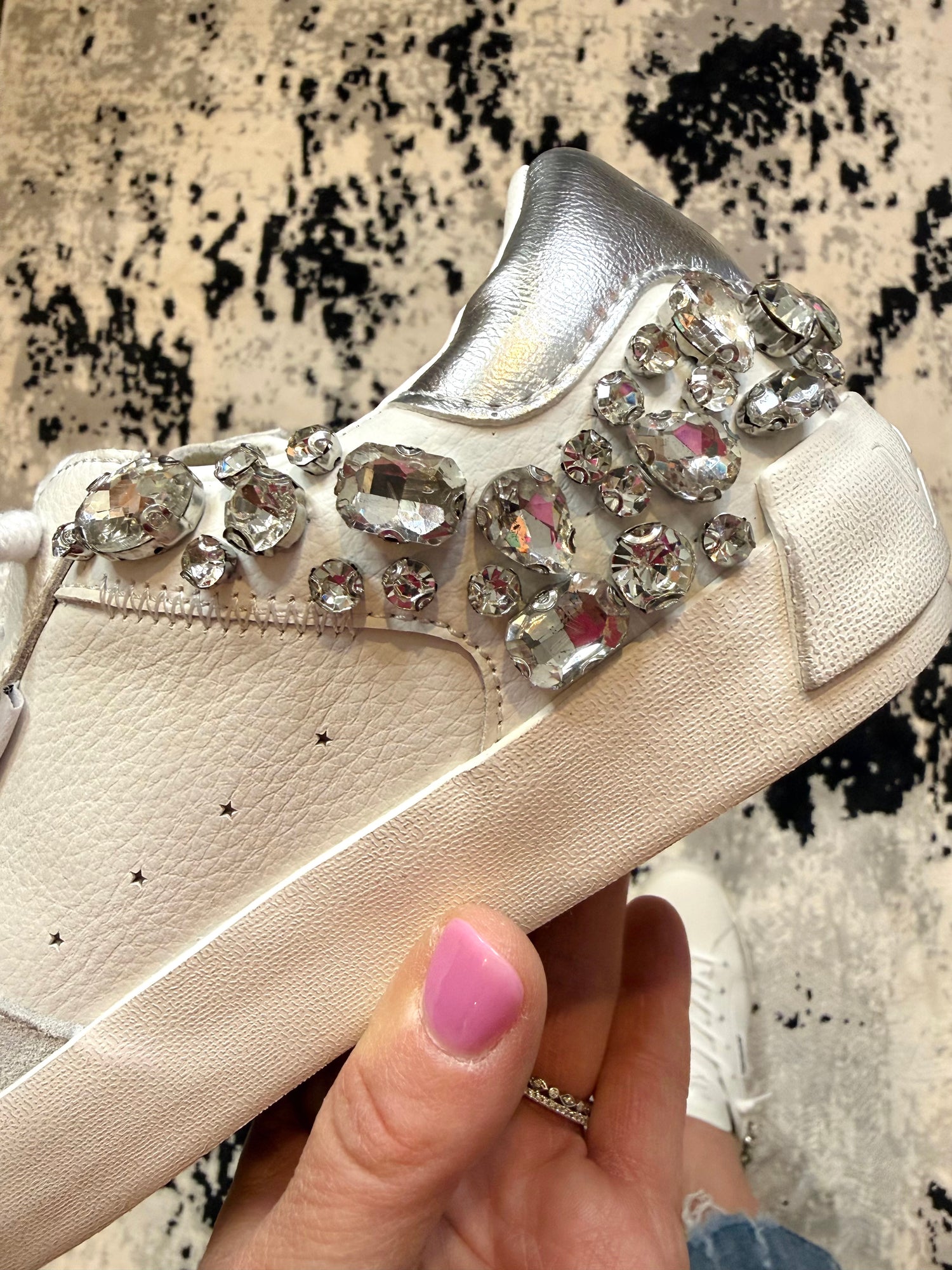 Vintage Havana - Premium - White/Rhinestone