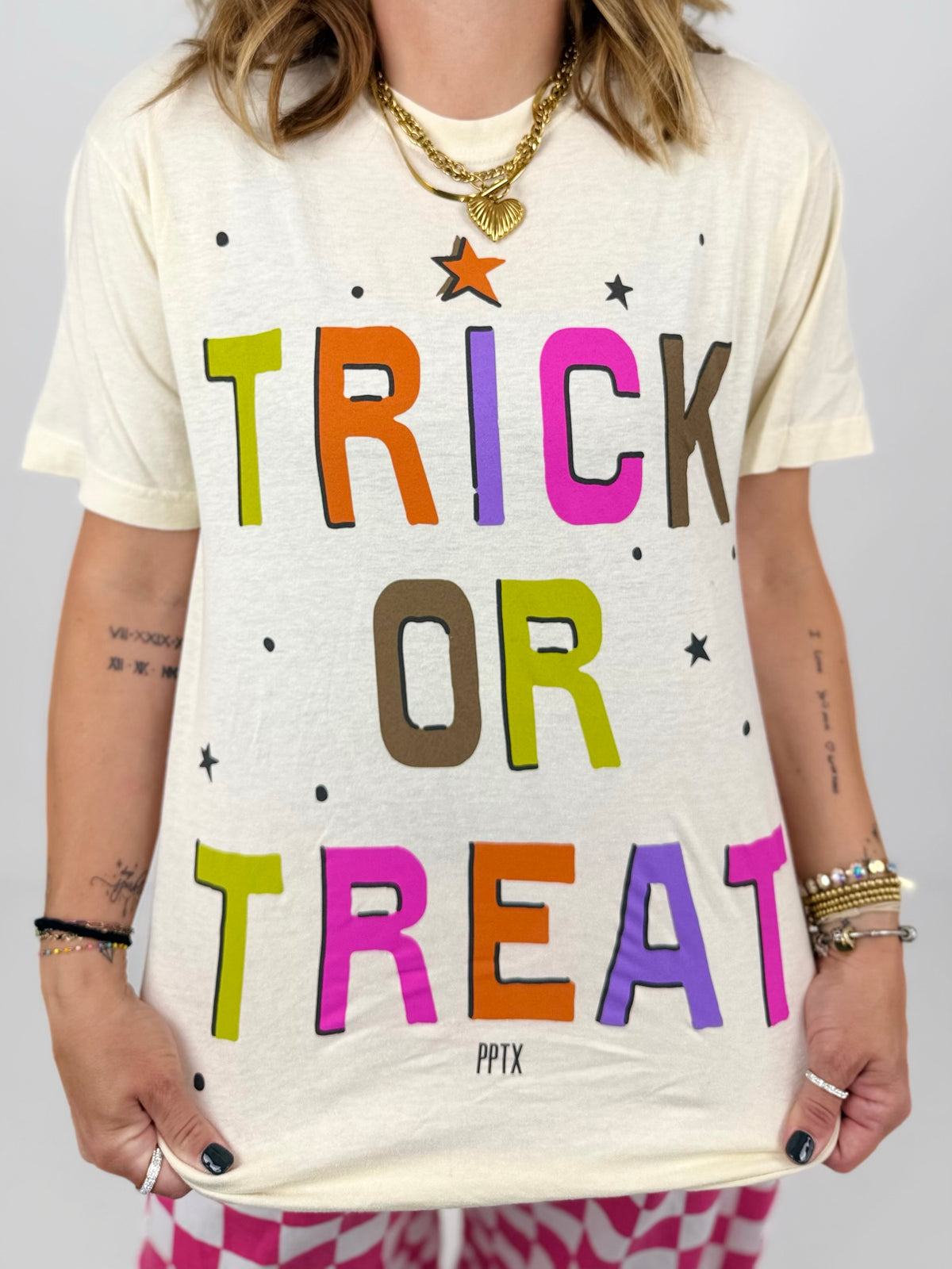 Colorful Trick or Treat Tee {S-3X}