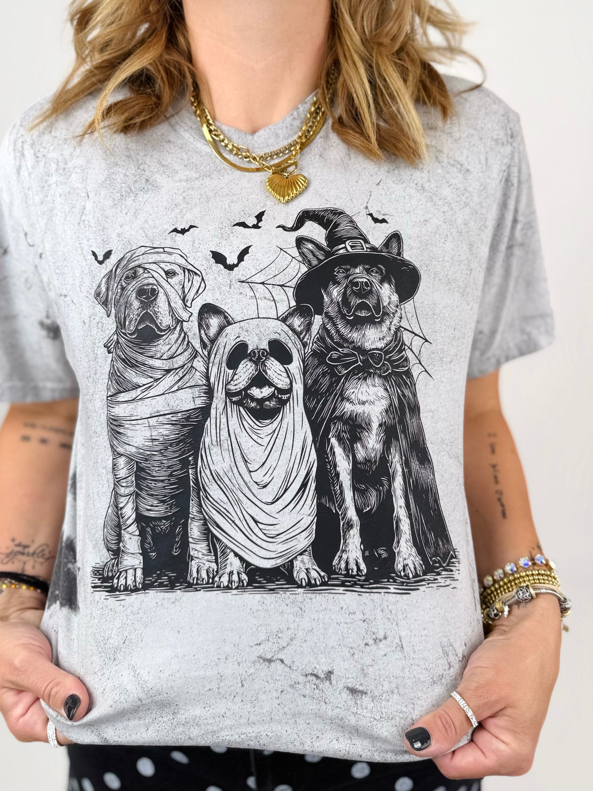 Trick or Treat Dogs Graphic Tee {Custom Order!}