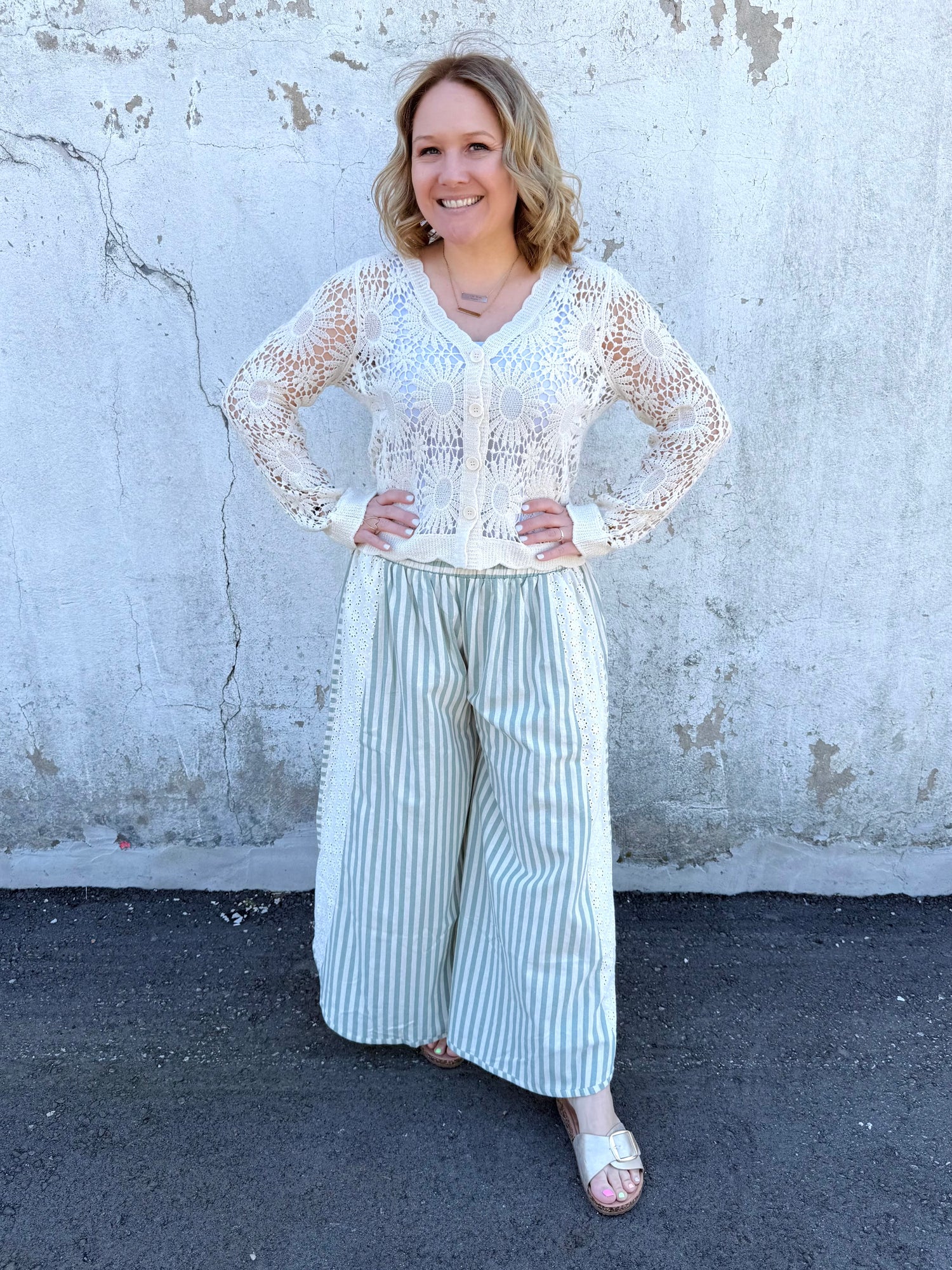 Heirloom Crochet Cardigan Top {S/M-M/L} - KaraMarie