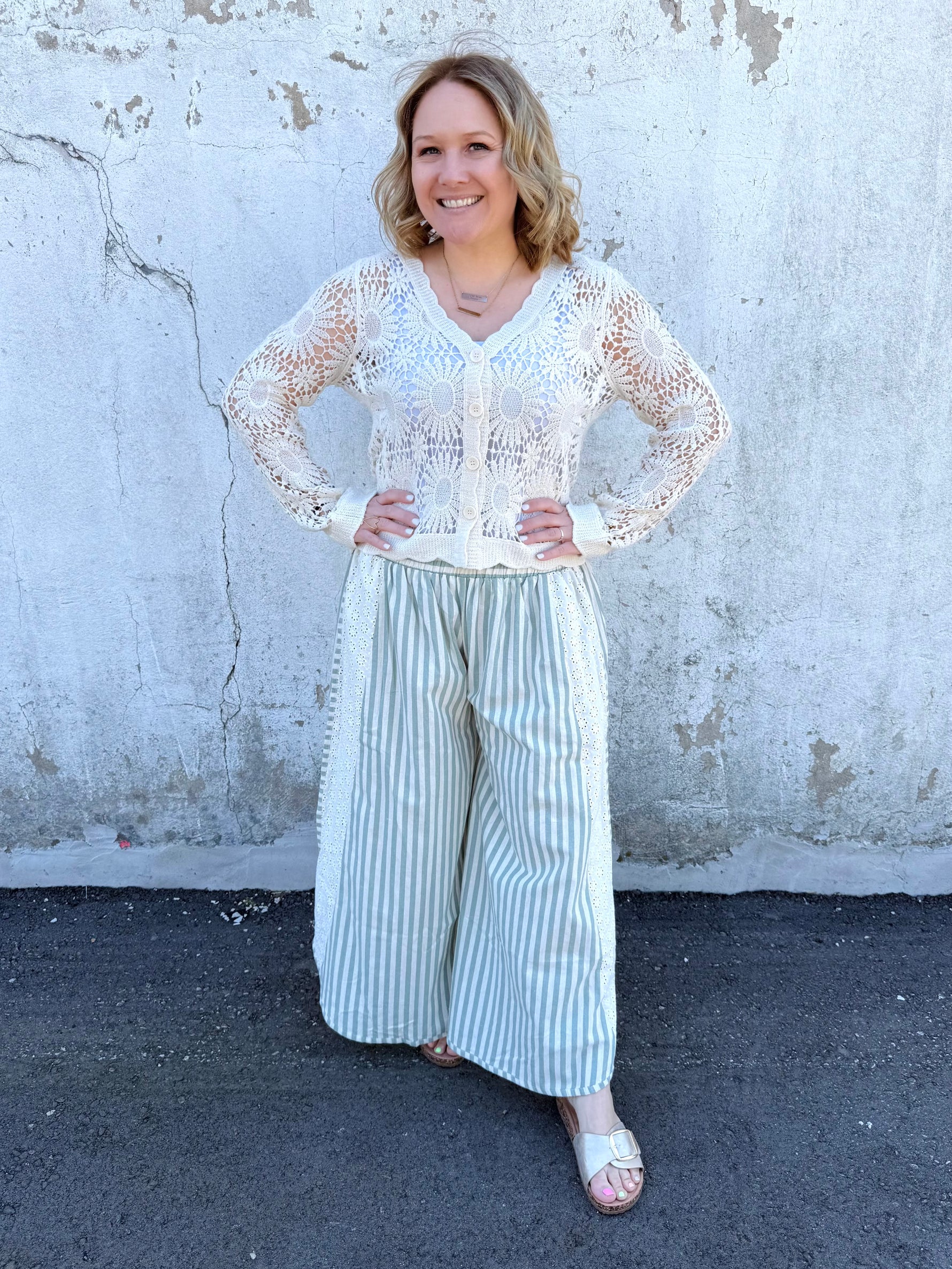 Heirloom Crochet Cardigan Top {S/M-M/L} - KaraMarie