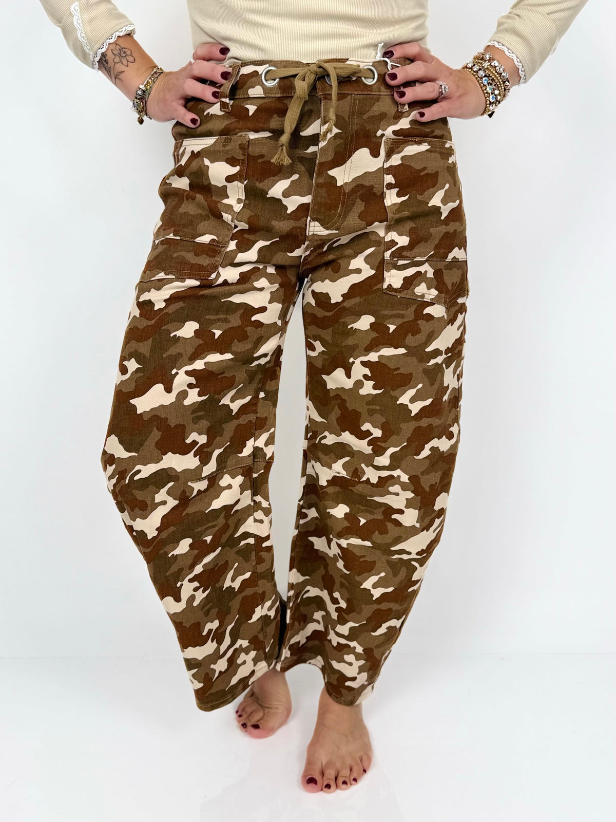 Blakeley Brogan Camo Barrel Jeans {1-3X}