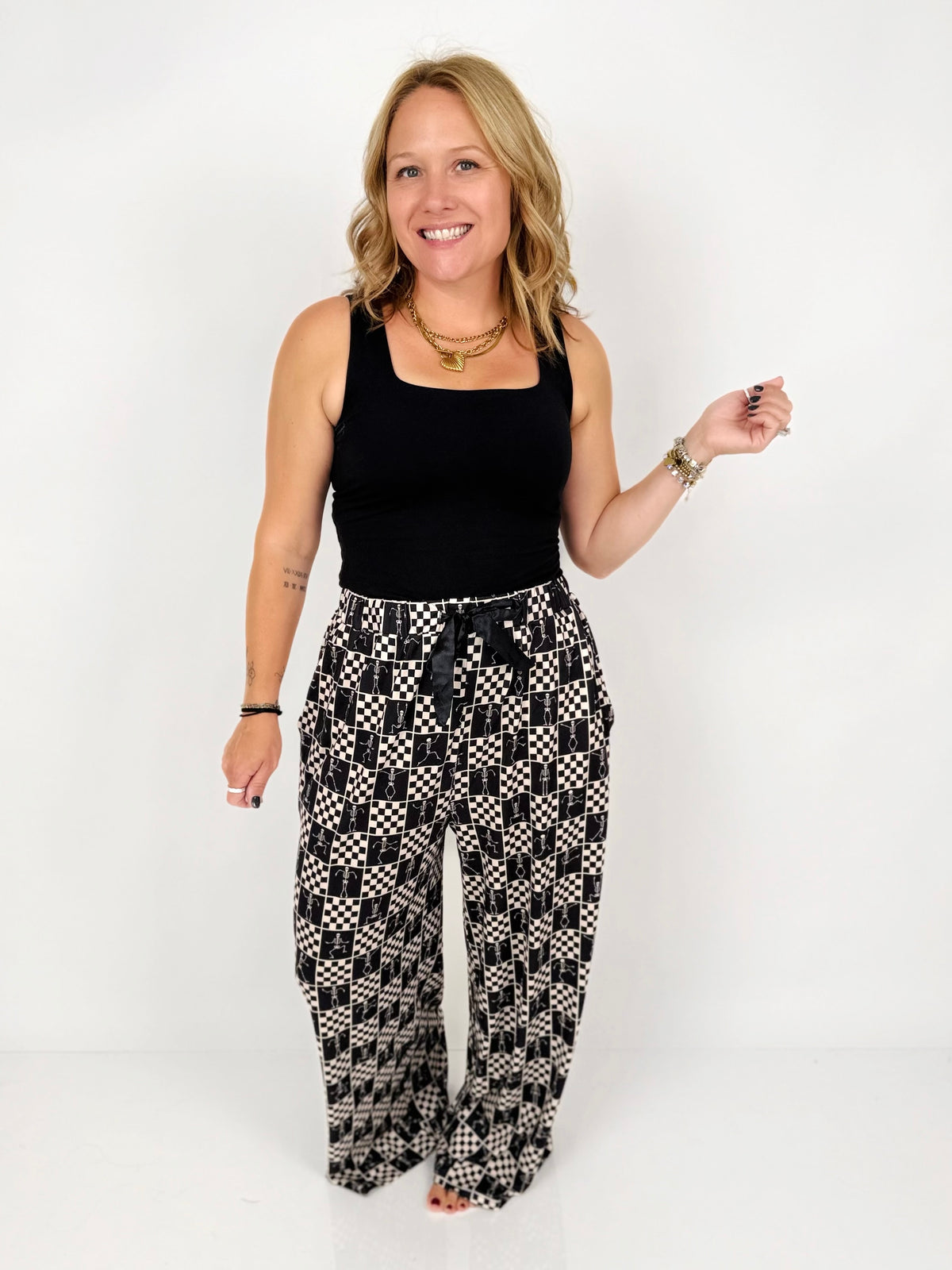Boo Board Checkered Lounge Pants {S-XL}