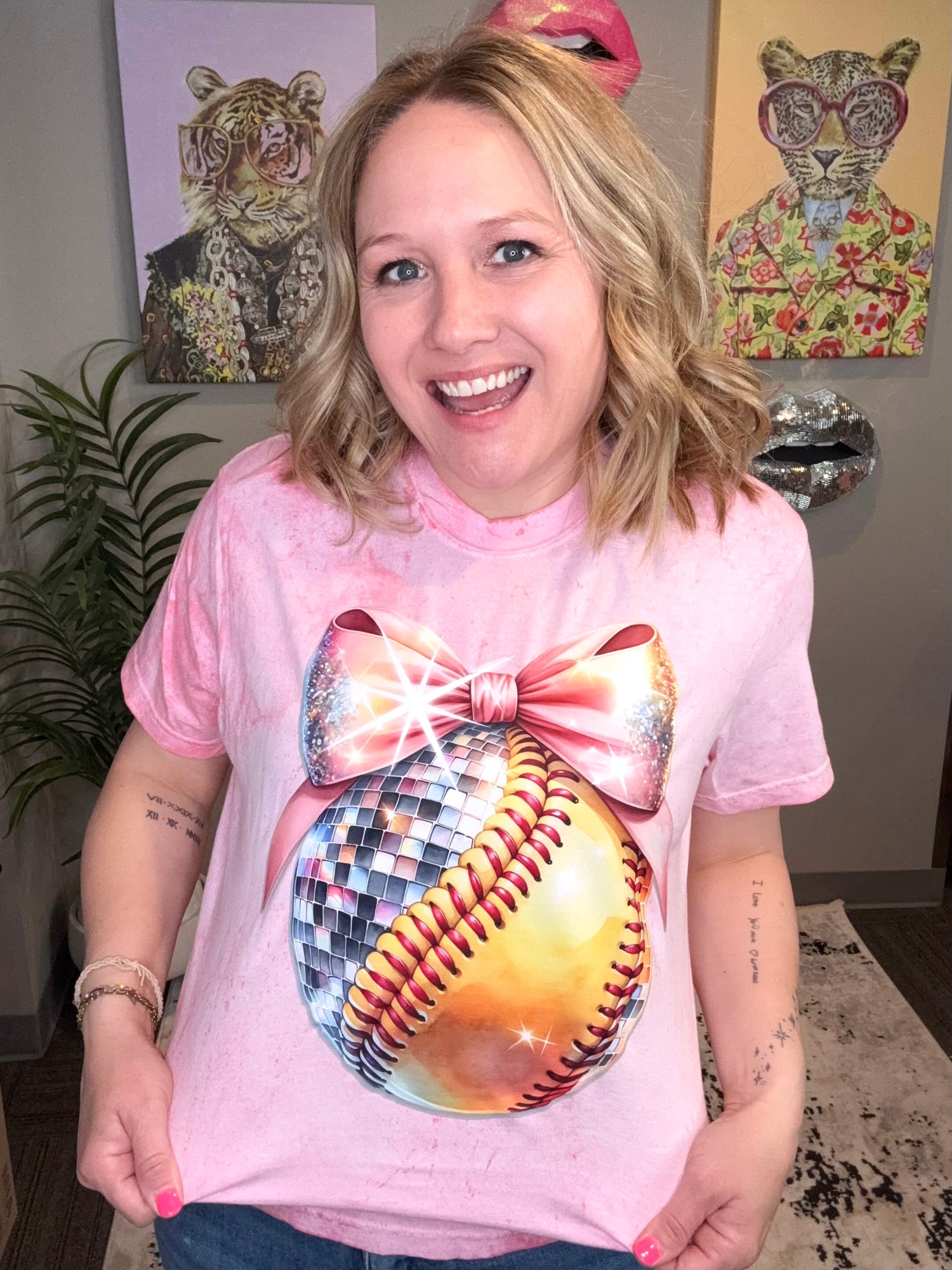 Disco Softball Graphic Tee {Custom Order!}