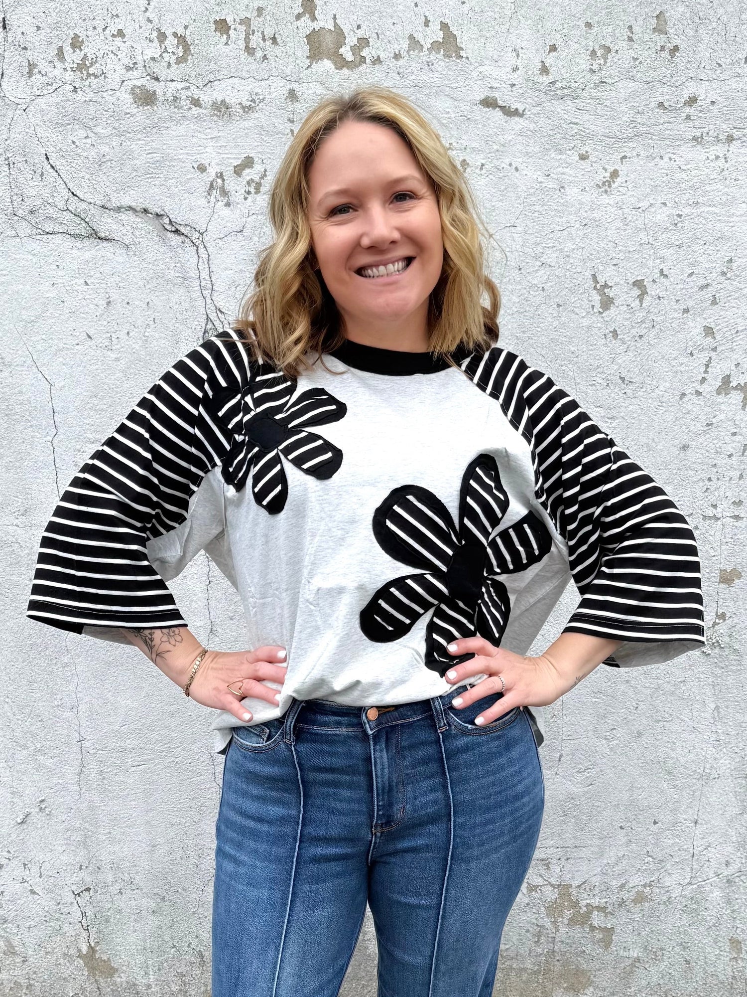 Shadow Blooms Top {S-3X}