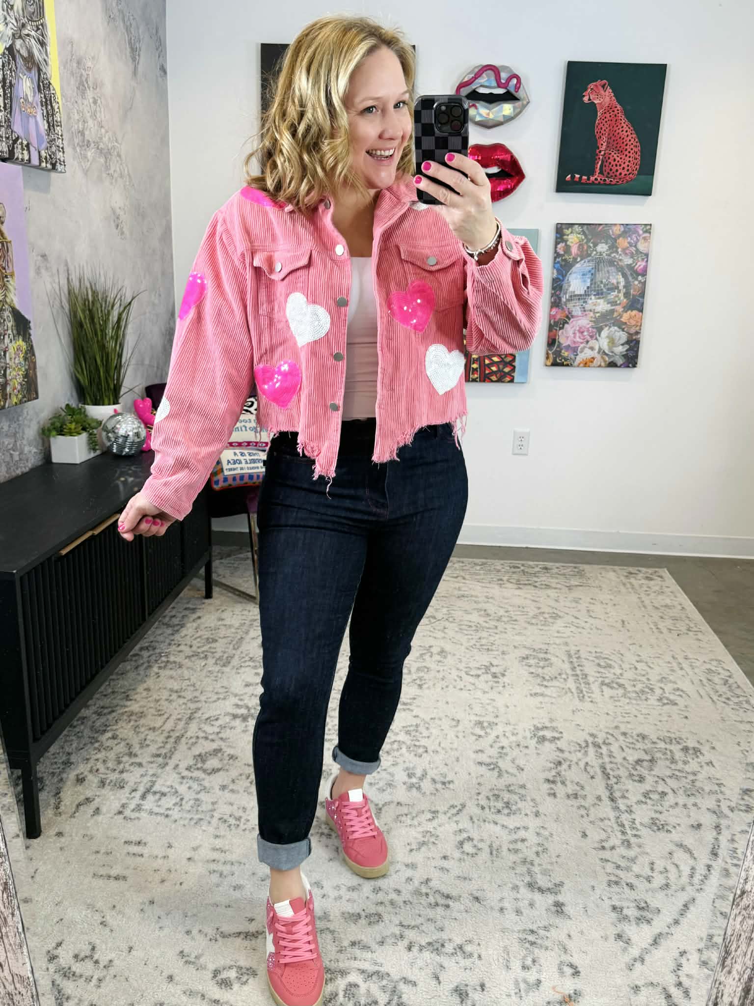 Sparkling Heart Jacket {S-XL} - KaraMarie