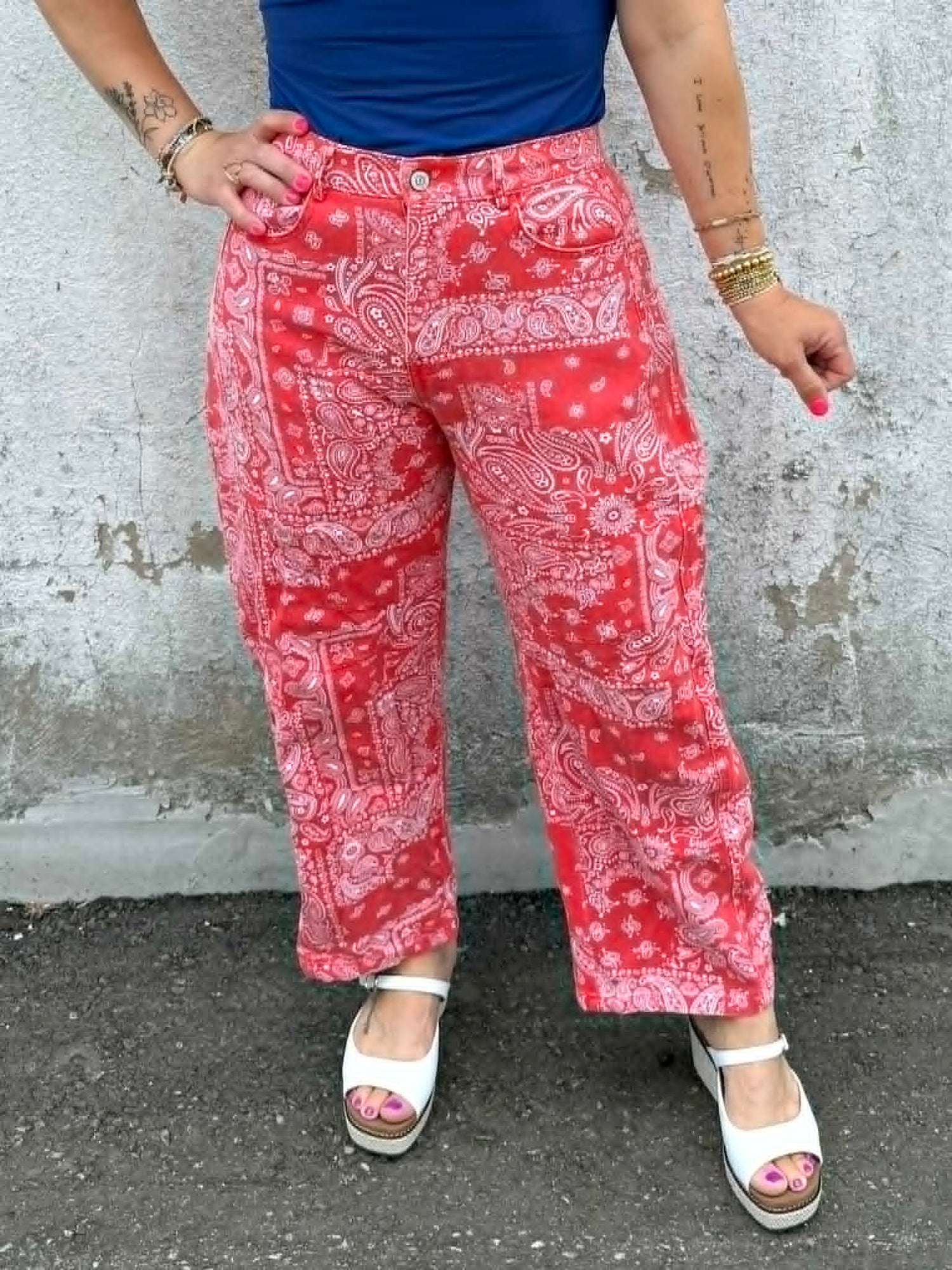 Redline Bandana Pants {S-3X} - KaraMarie