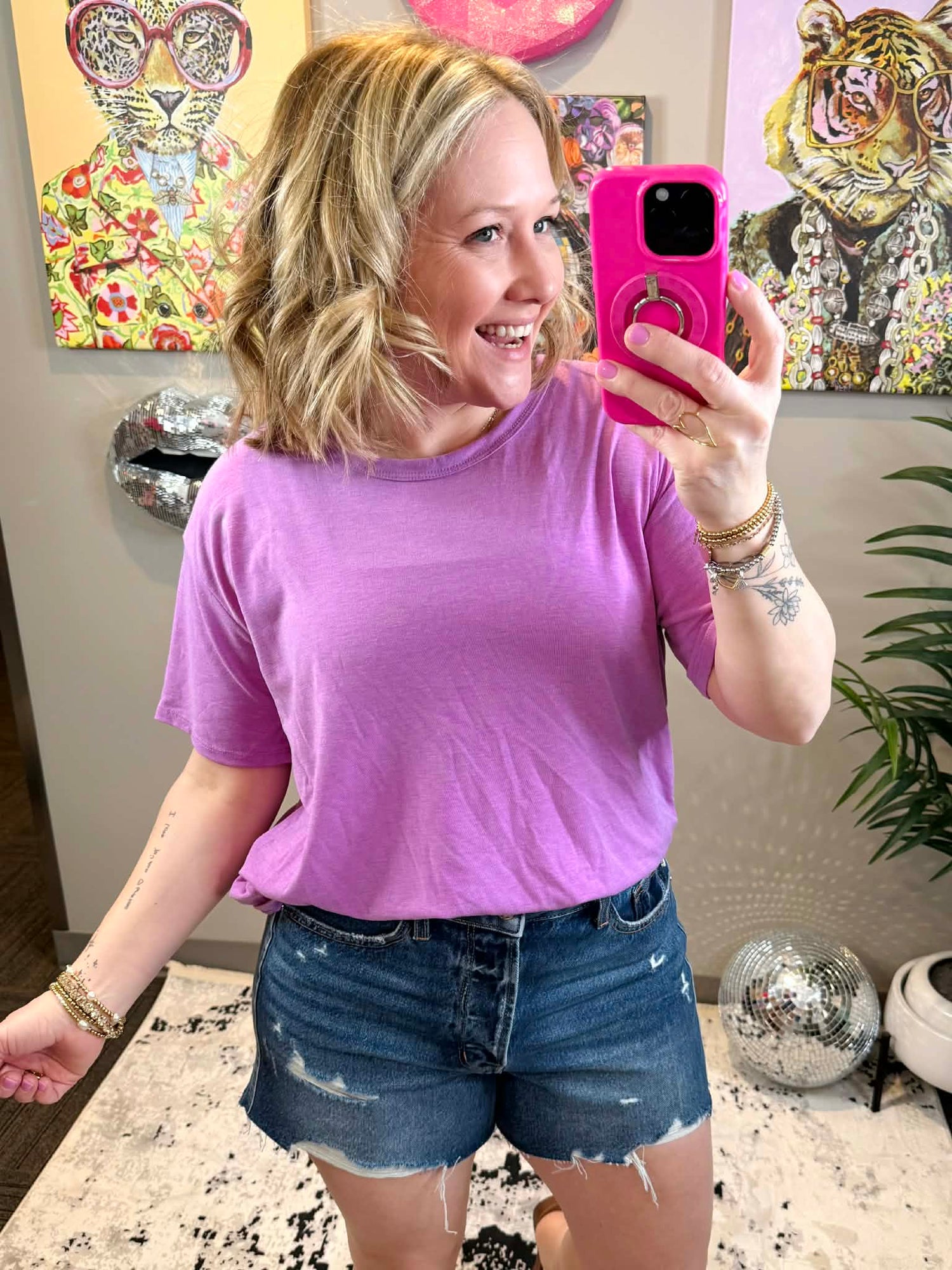 Core Comfort Top in Lavender {S-3X} - KaraMarie