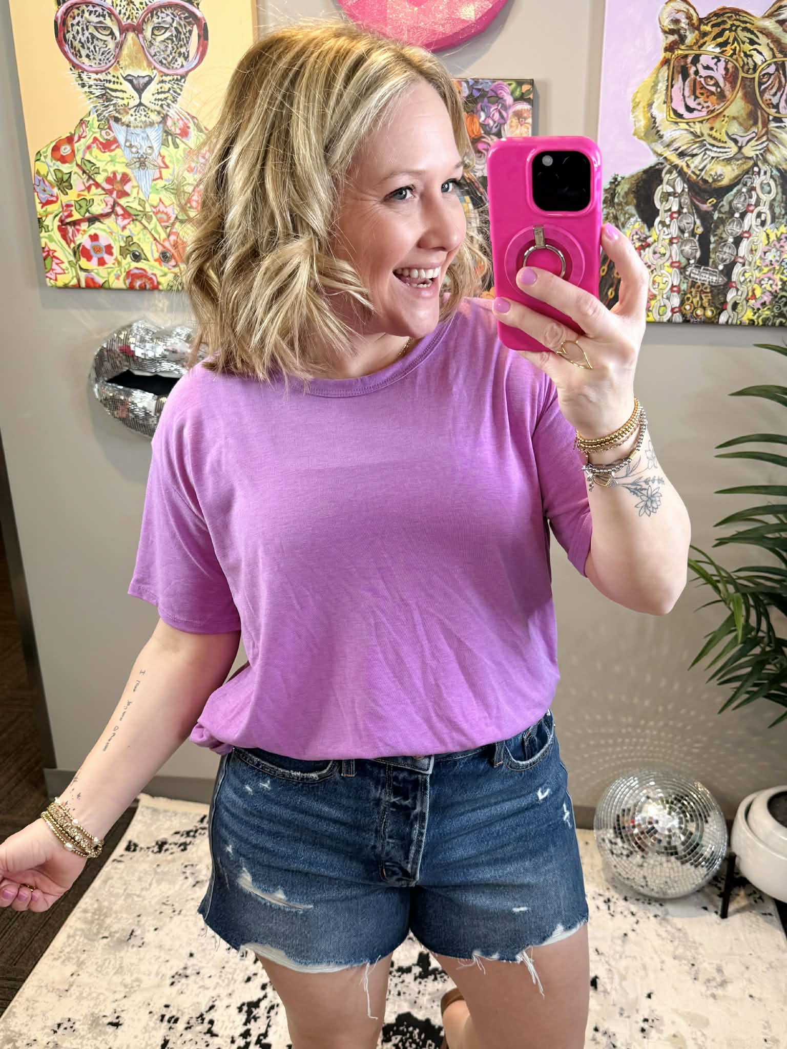 Core Comfort Top in Lavender {S-3X} - KaraMarie