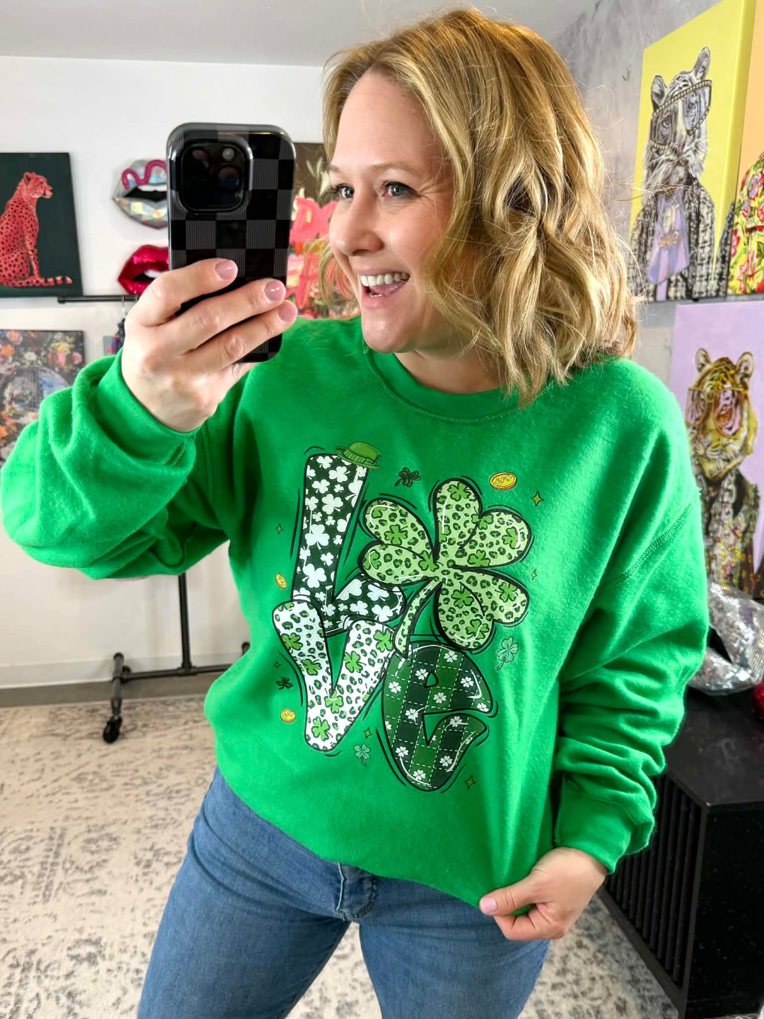 St Patty's Day LOVE Graphic Tee or Sweatshirt {Custom Order!} - KaraMarie