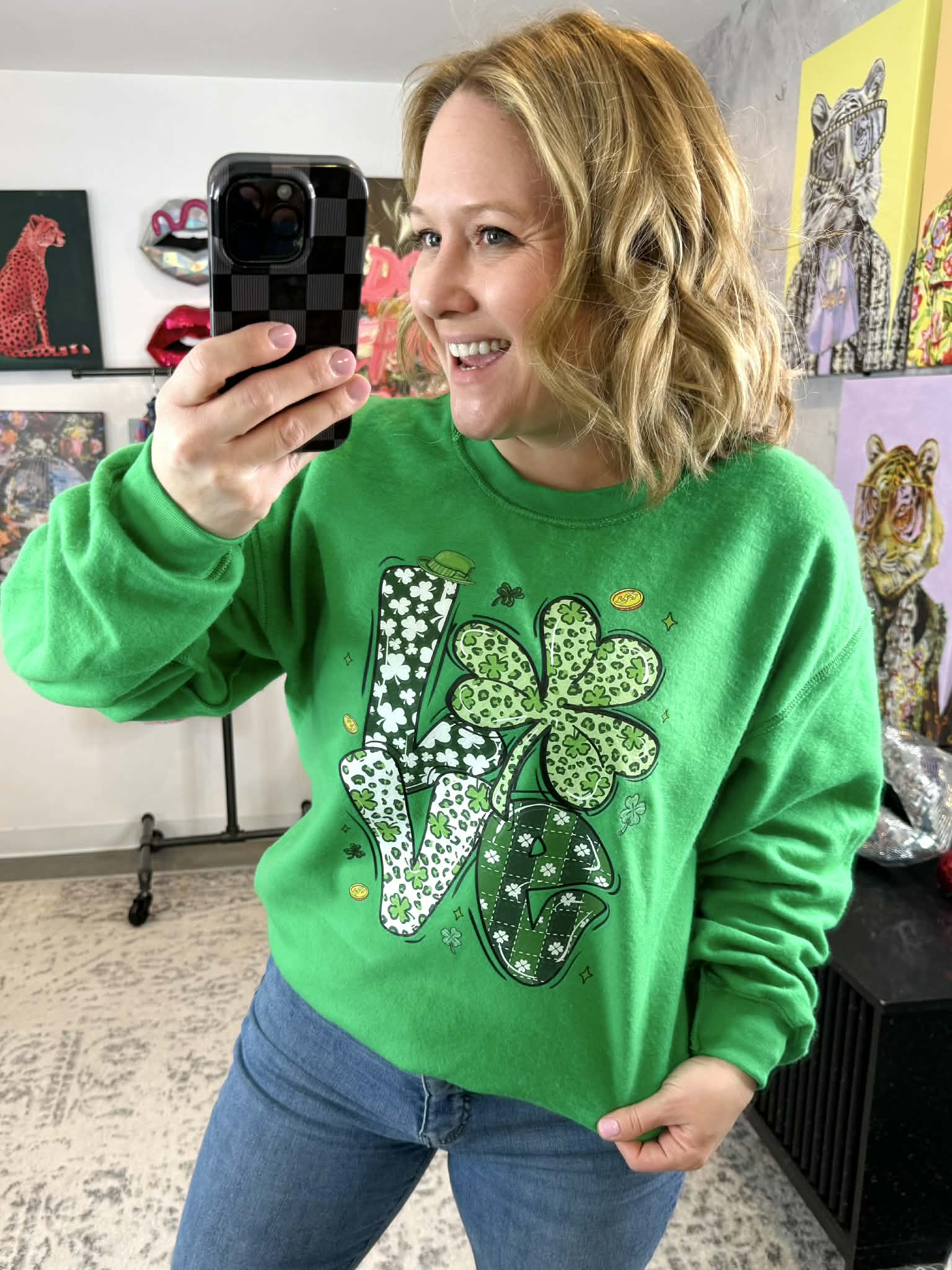 St Patty's Day LOVE Graphic Tee or Sweatshirt {Custom Order!} - KaraMarie