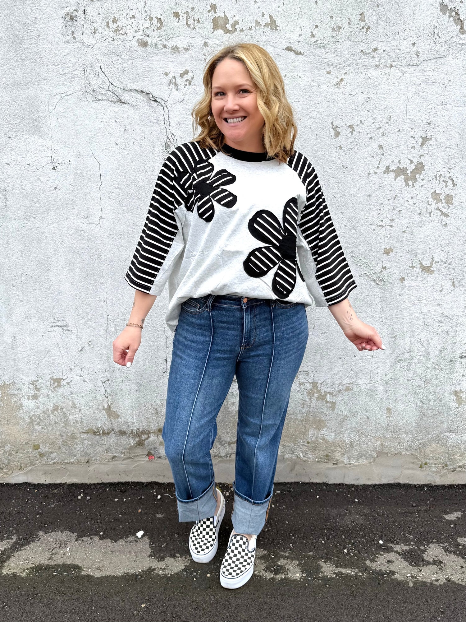 Shadow Blooms Top {S-3X}