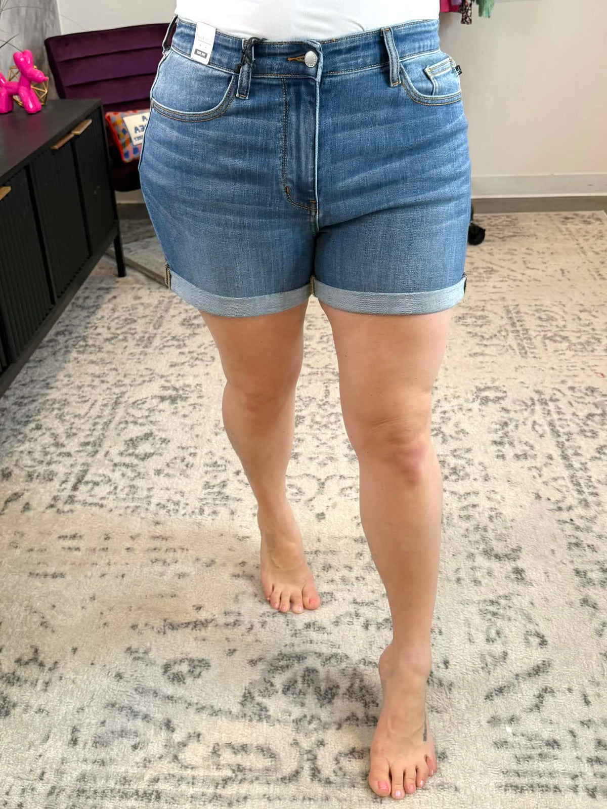 Judy Blue Clean Slate Cuffed Shorts {S-3X} - KaraMarie