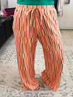 Blakeley Haddie Striped Wide Leg Pants {XS-3X} - KaraMarie