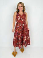 Blooms & Belt Eyelet Dress {S-L} - KaraMarie