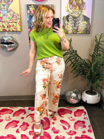 Floral Drift Wide-Leg Pants {S-L} - KaraMarie