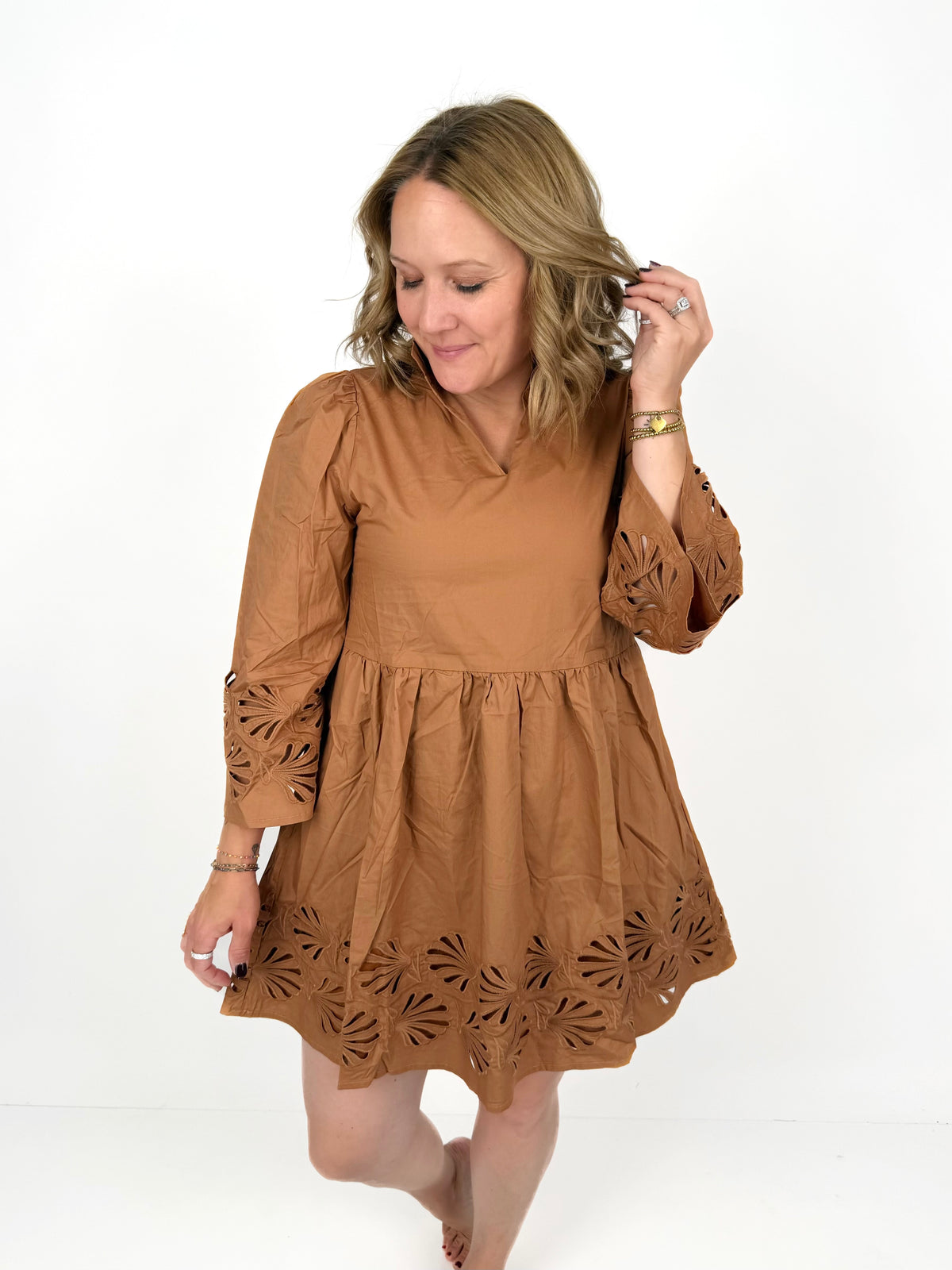 Toffee Whisper Dress {S-L}