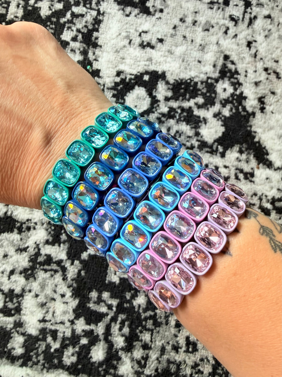 Gem Pop Stacking Bracelets {Multiple Colors}