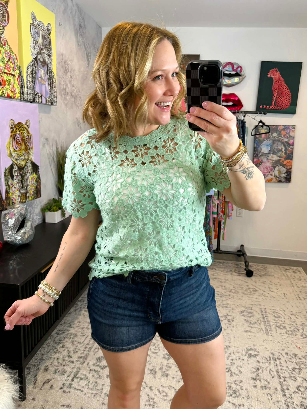 Judy Blue Slim Line Shorts {S-3X} - KaraMarie