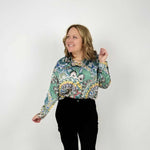PINK DOORBUSTER! Geo Bloom Blouse {S-3X} - KaraMarie