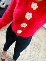 Cottage Charm Sweater Cardigan {S-L} - KaraMarie