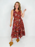 Blooms & Belt Eyelet Dress {S-L} - KaraMarie