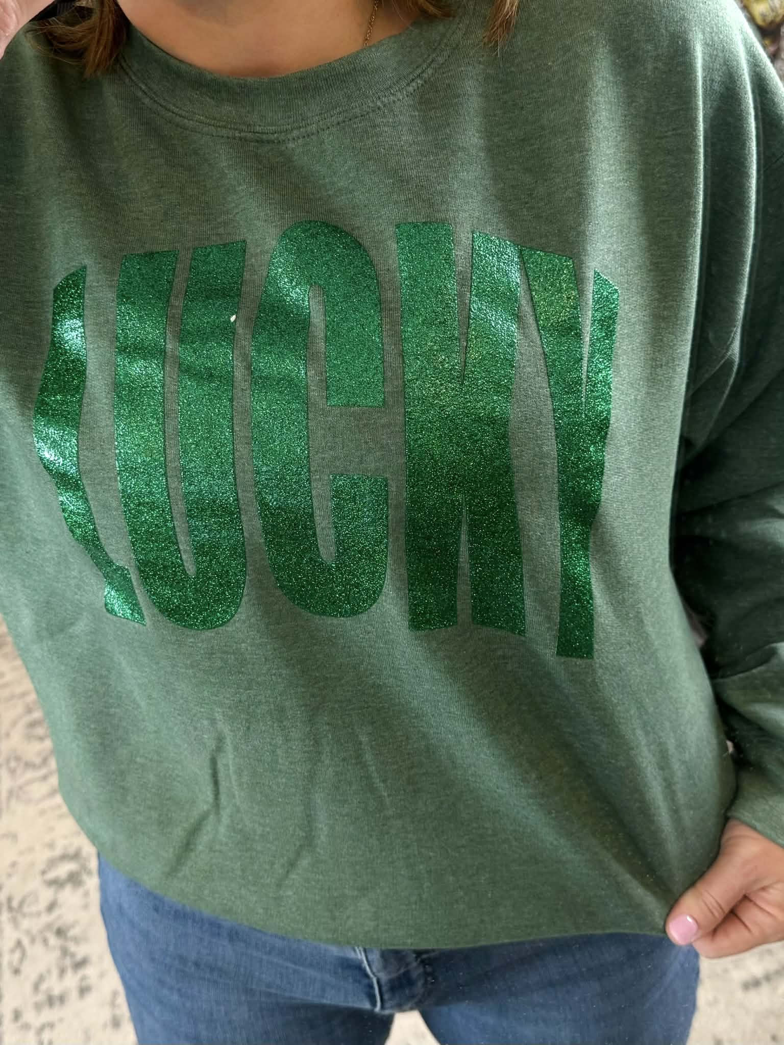 Lucky Sweatshirt {S-3X} - KaraMarie