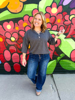 Essential Waffle V-Neck Top - Multiple Colors! {S-3X} - KaraMarie