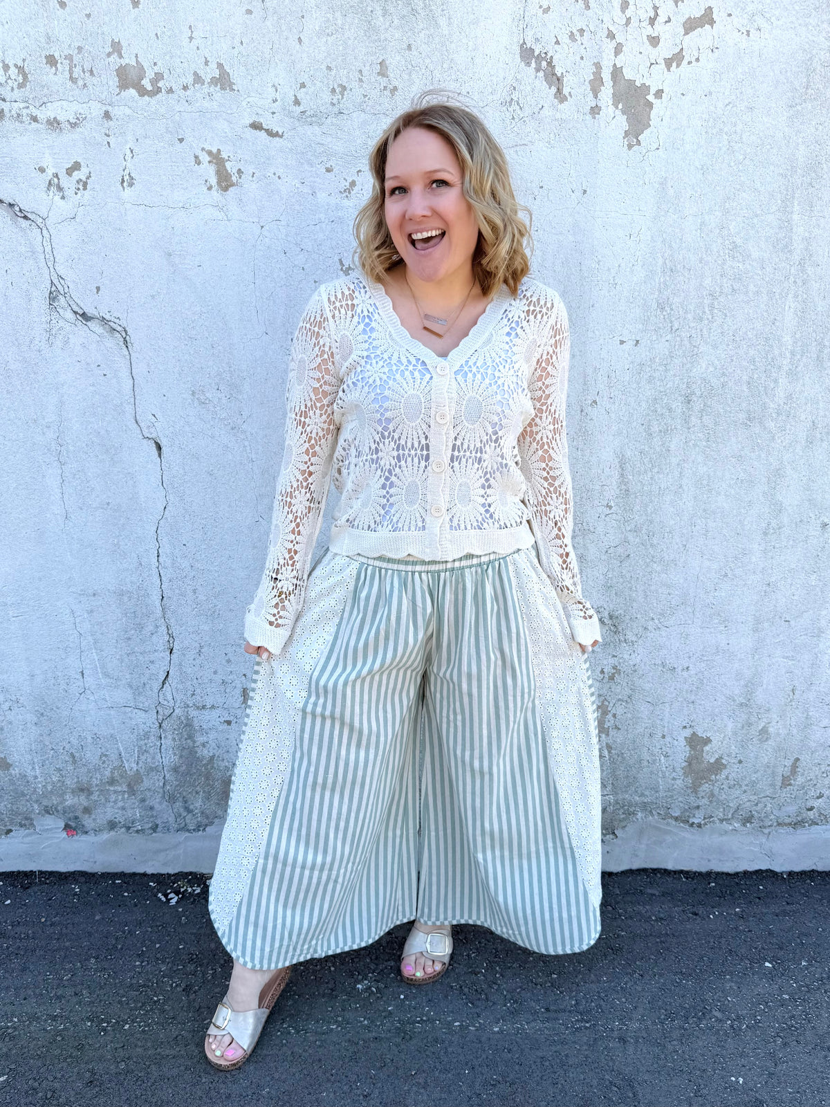 Heirloom Crochet Cardigan Top {S/M-M/L} - KaraMarie