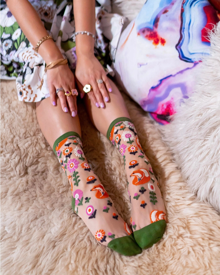Sock Candy - Feeling Foxy Sheer Sock