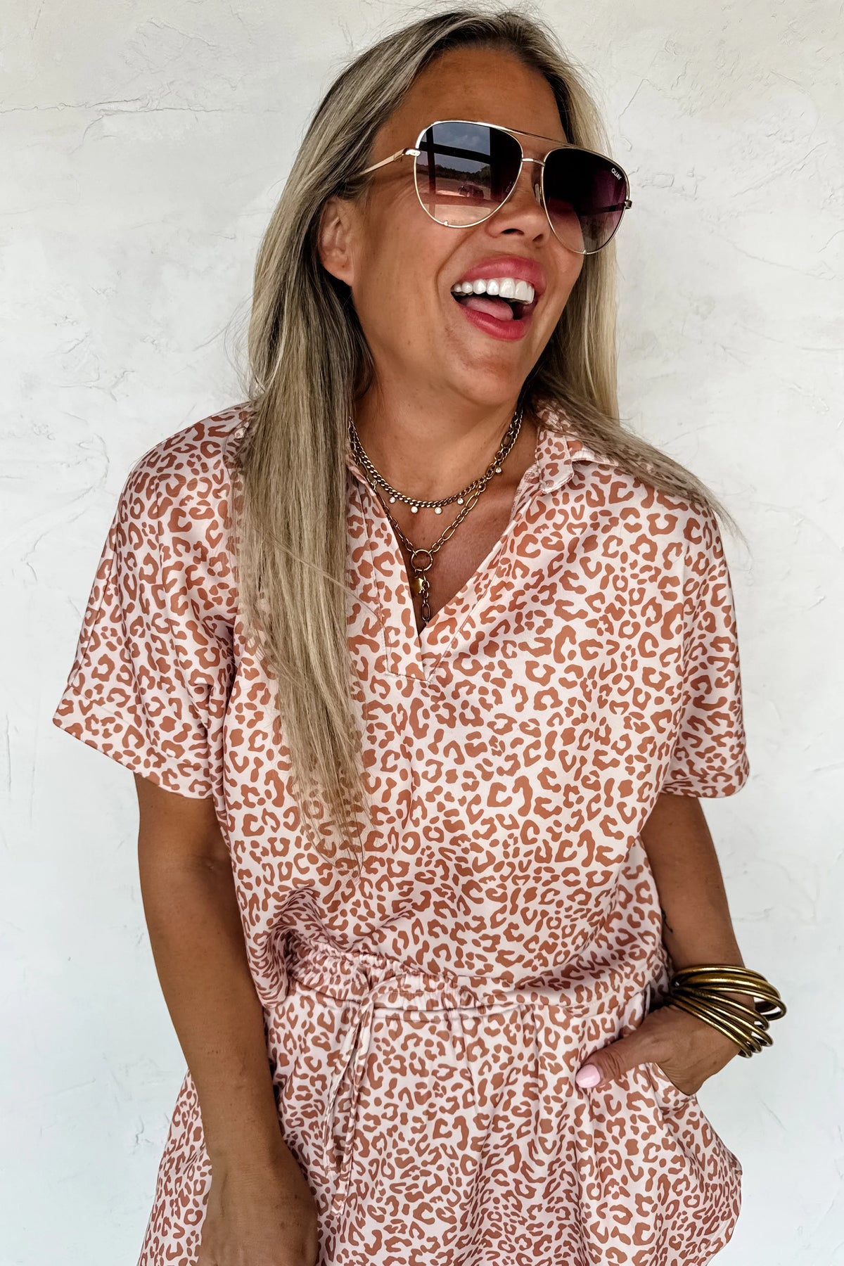 Blakeley Hot To Spot Cheetah Skort Set {XS-2X} - KaraMarie