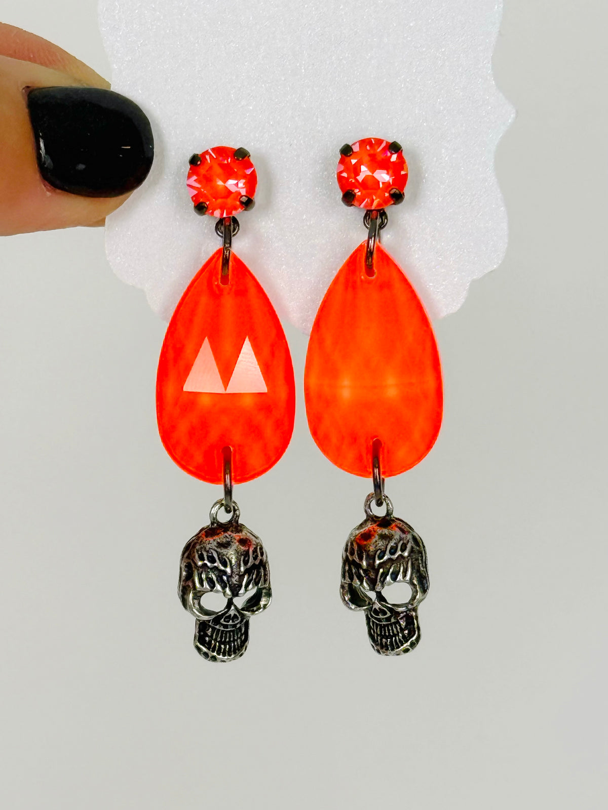 The Pumpkin Scream Earrings
