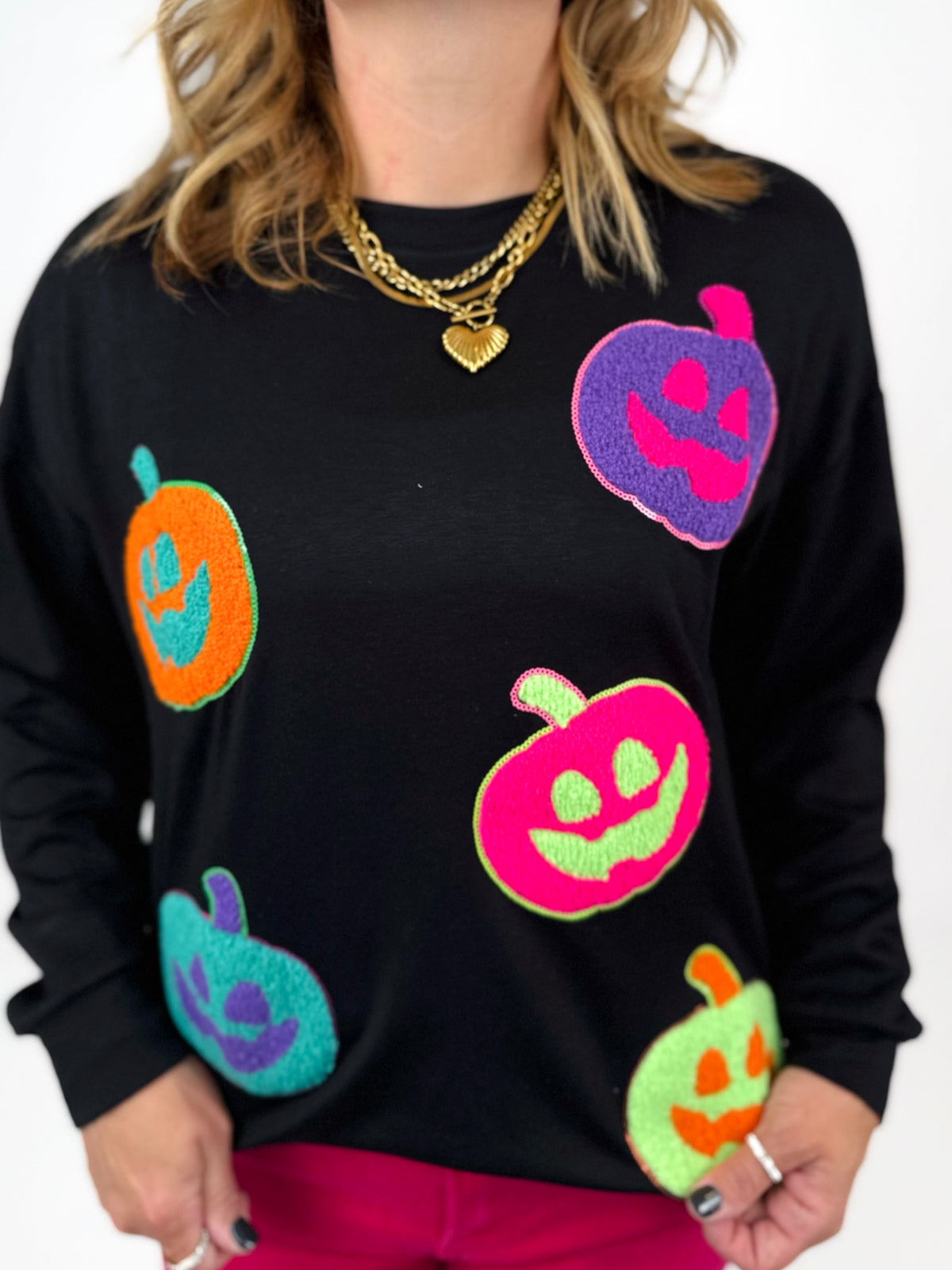 Pumpkin Pop Luxe Sweatshirt {S-3X}