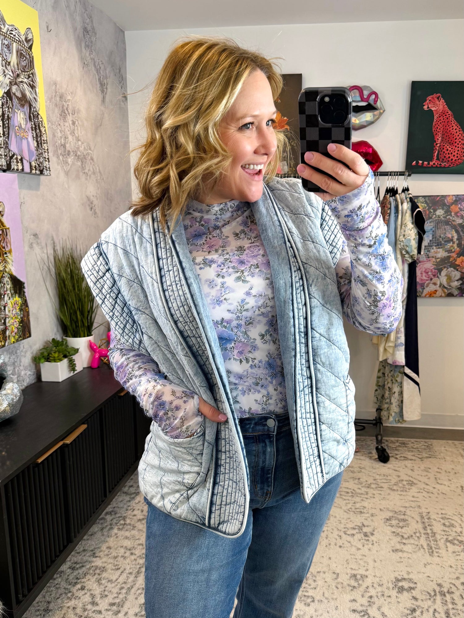 Quilted Trails Vest {S-XL} - KaraMarie