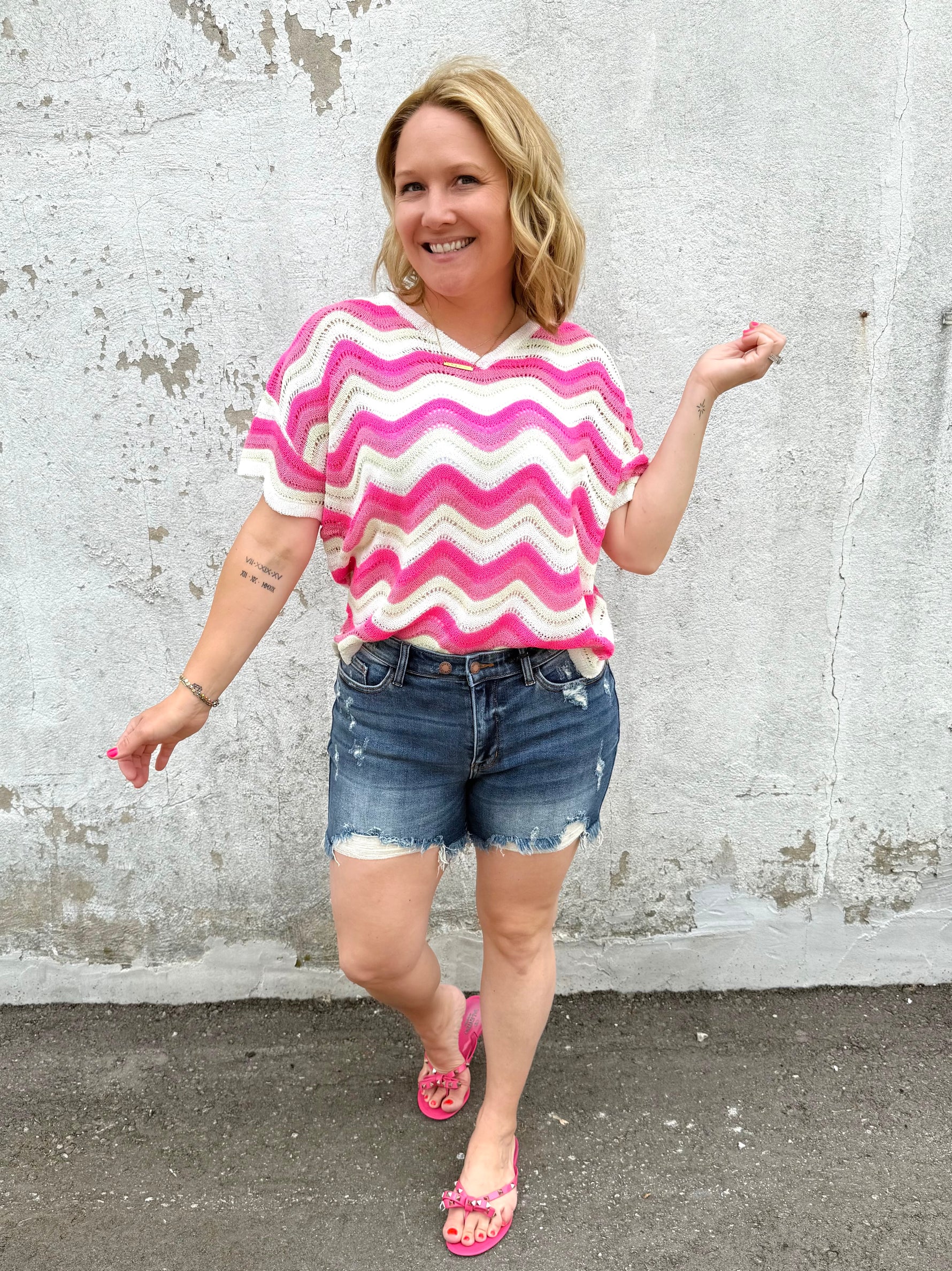Soft Ripple Sweater Top {S-XL} - KaraMarie