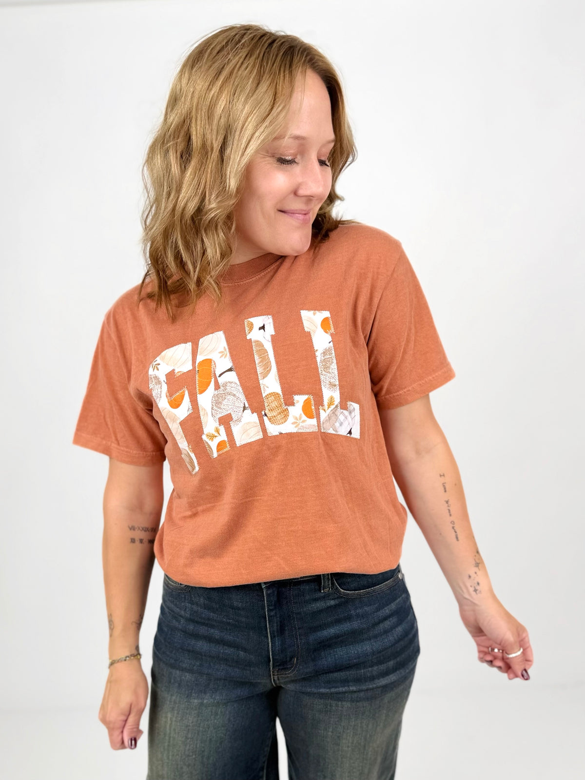 FALL Embroidered Tee {S-XL}
