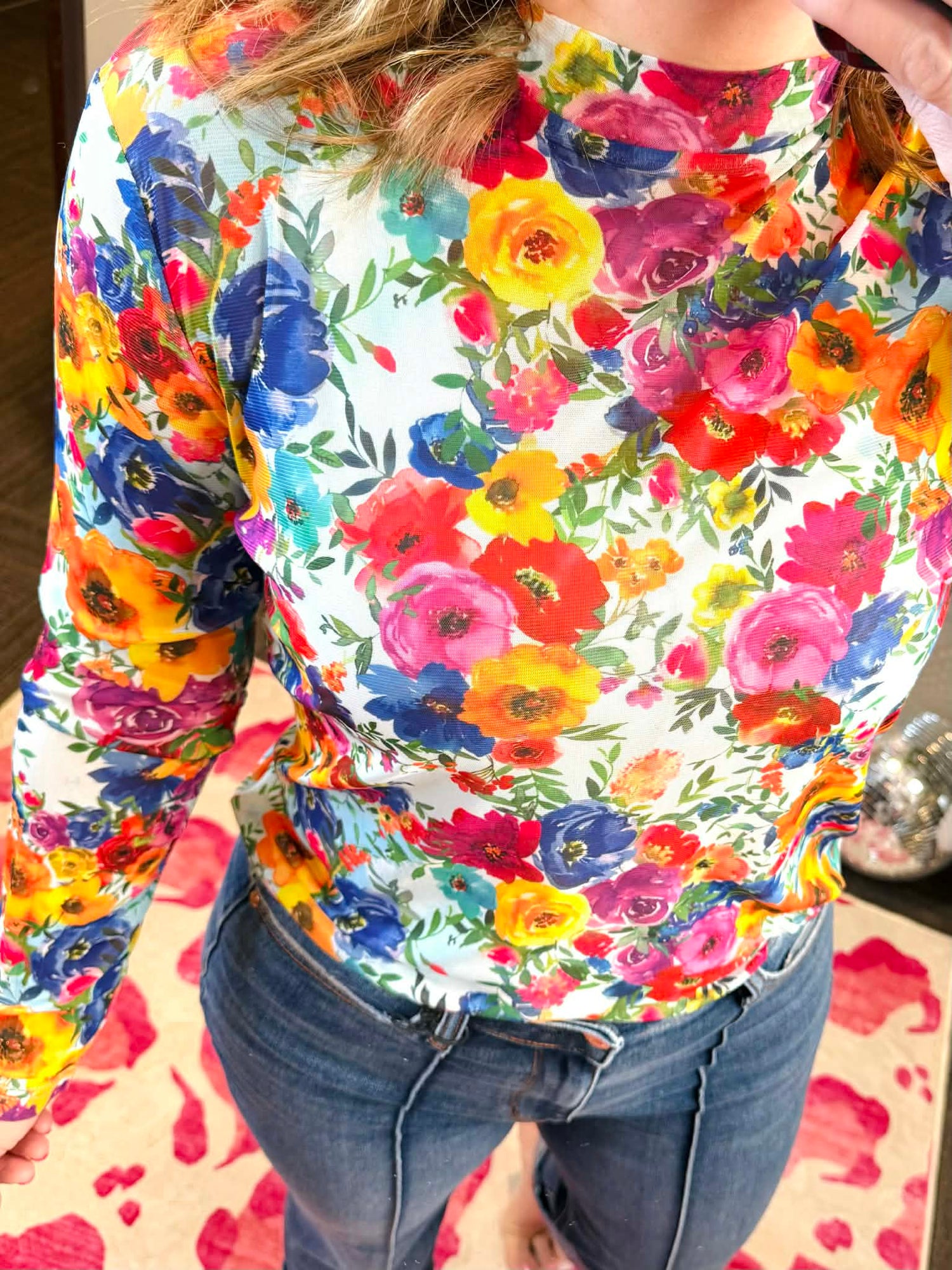 Country Kitchen Mesh Top {S-3X}