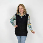 PINK DOORBUSTER! Classic V-Neck Vest Sweater - Two Colors! {S-2X} - KaraMarie