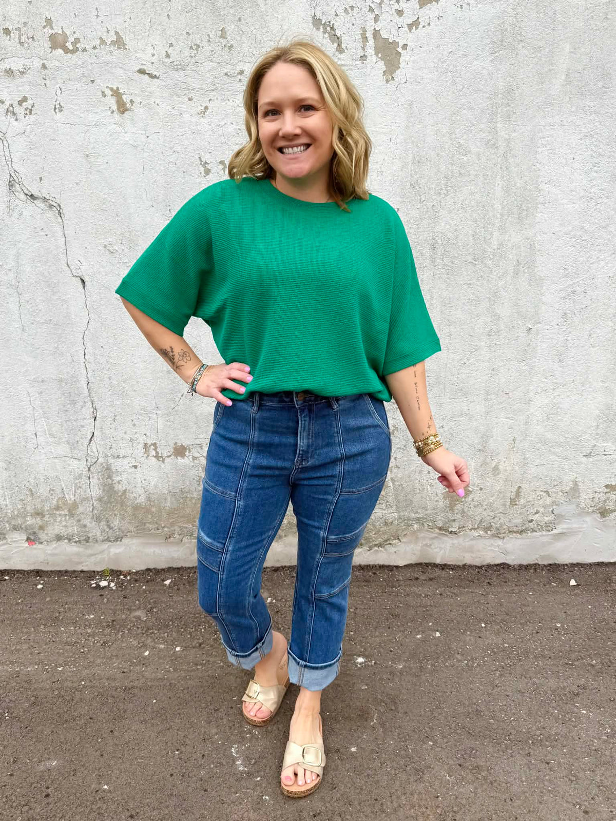 Effortless Texture Banded Top - Multiple Colors! {S-3X} - KaraMarie
