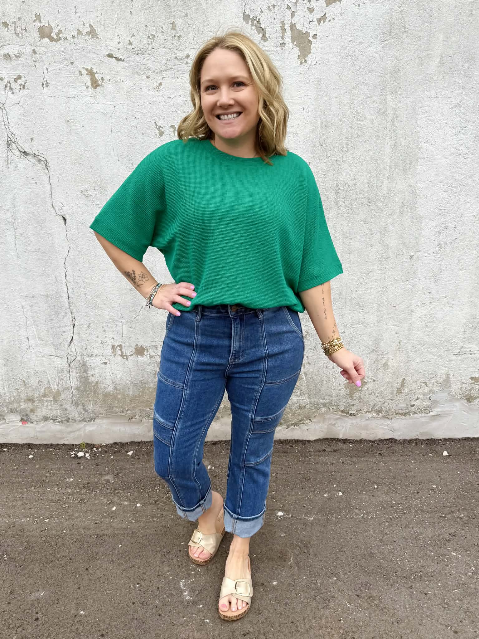 Effortless Texture Banded Top - Multiple Colors! {S-3X} - KaraMarie