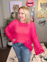 Airy Style Sweater in Fuchsia {S-XL} - KaraMarie