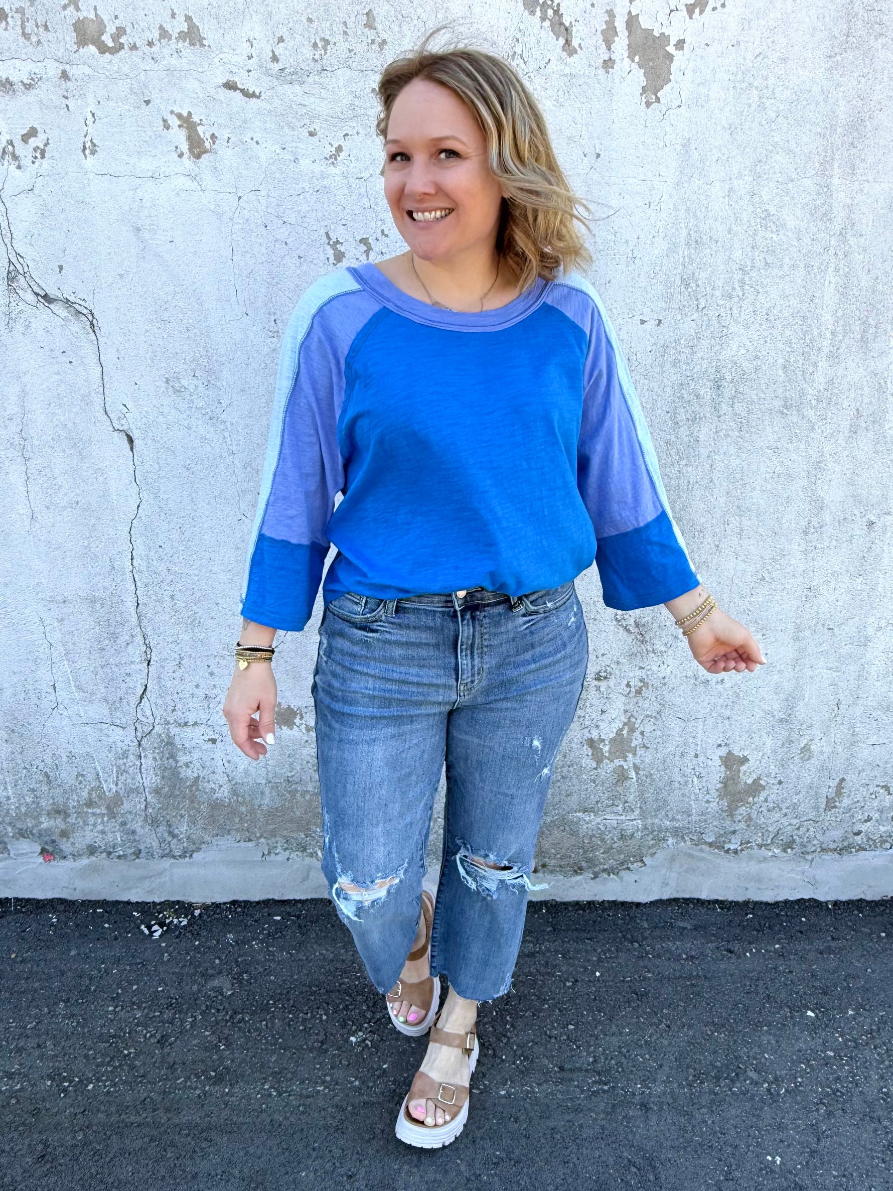 Indigo Illusion Top {S-3X} - KaraMarie