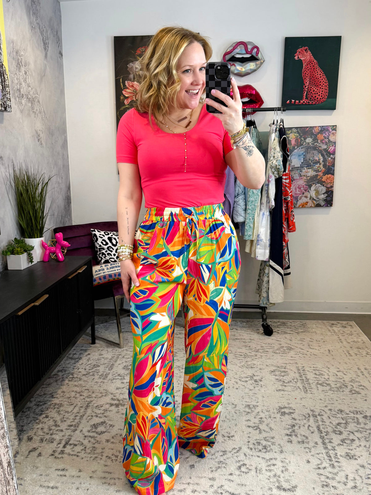 Taste of the Tropics Pants {S-L} - KaraMarie