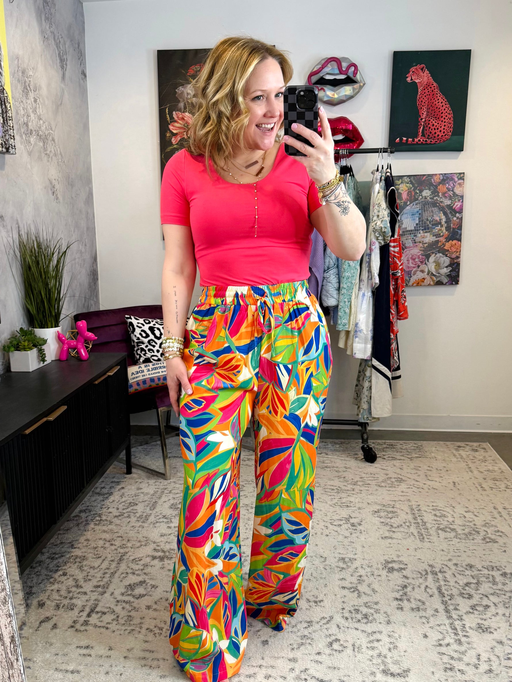 Taste of the Tropics Pants {S-L} - KaraMarie